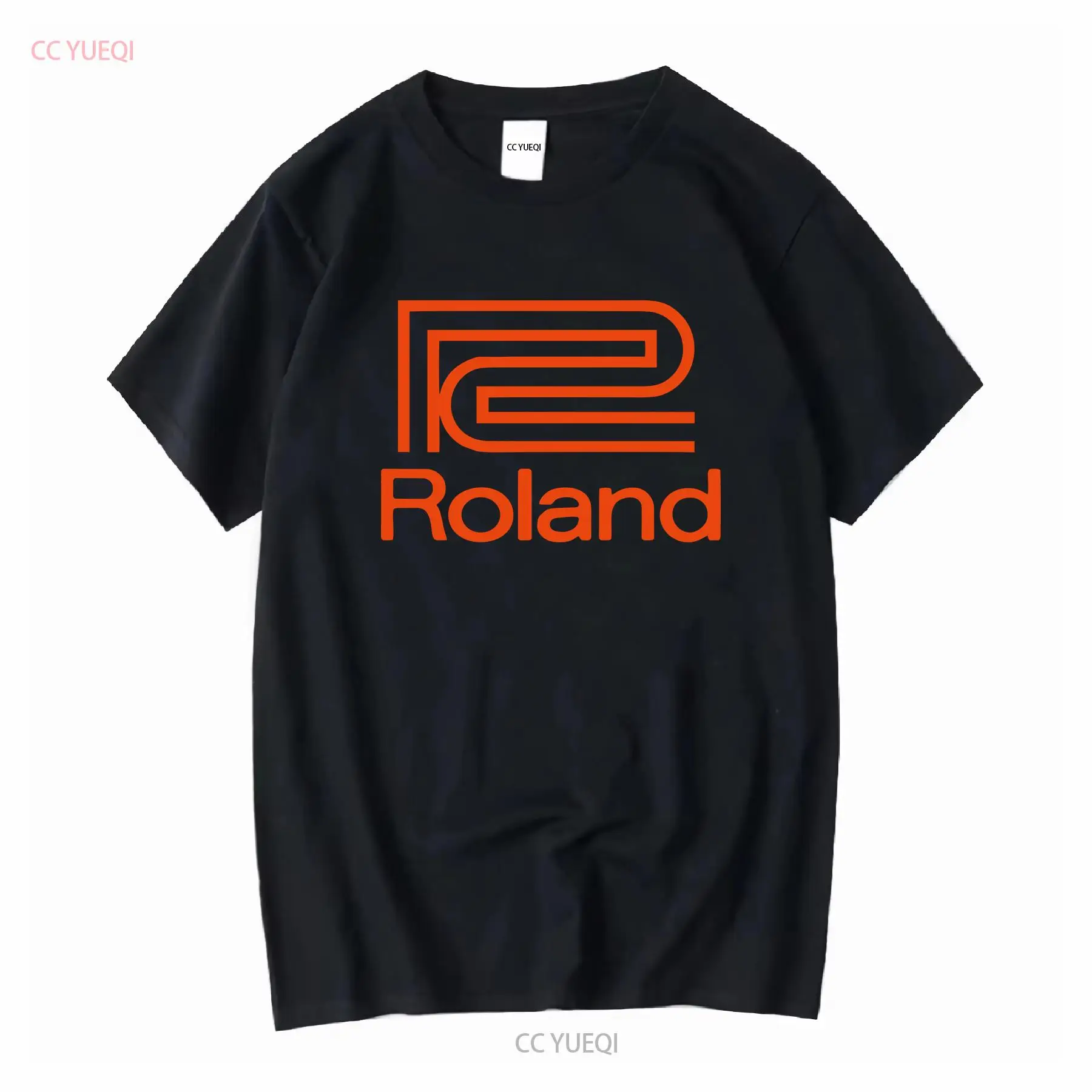 Street Fashion Logo - Roland Synthesizer 로고 레트로 티셔츠 긴