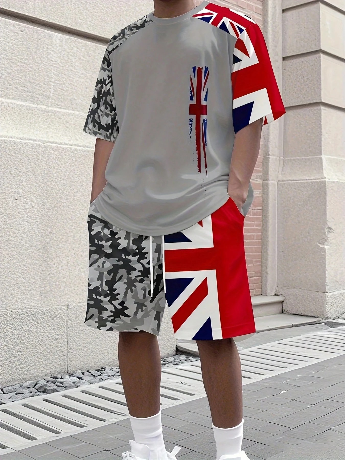 Street Fashion For 2026 - 2026년 여름 신상 남성 반팔 세트,