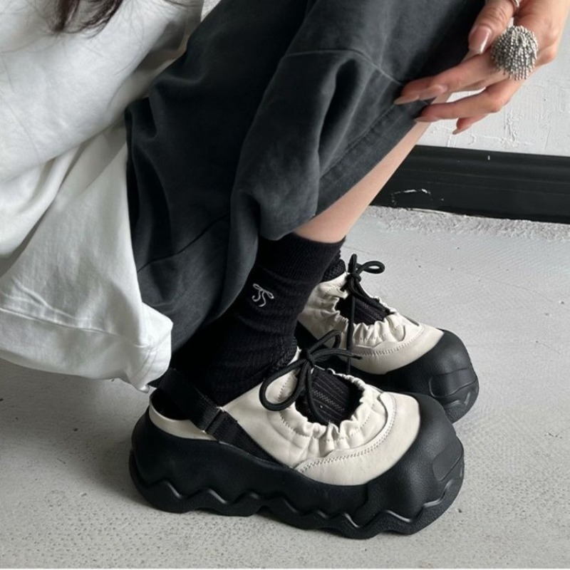 Street Fashion Luxury - 썸머 스트리트 익스플로전 5CM 메리제인 샌들
