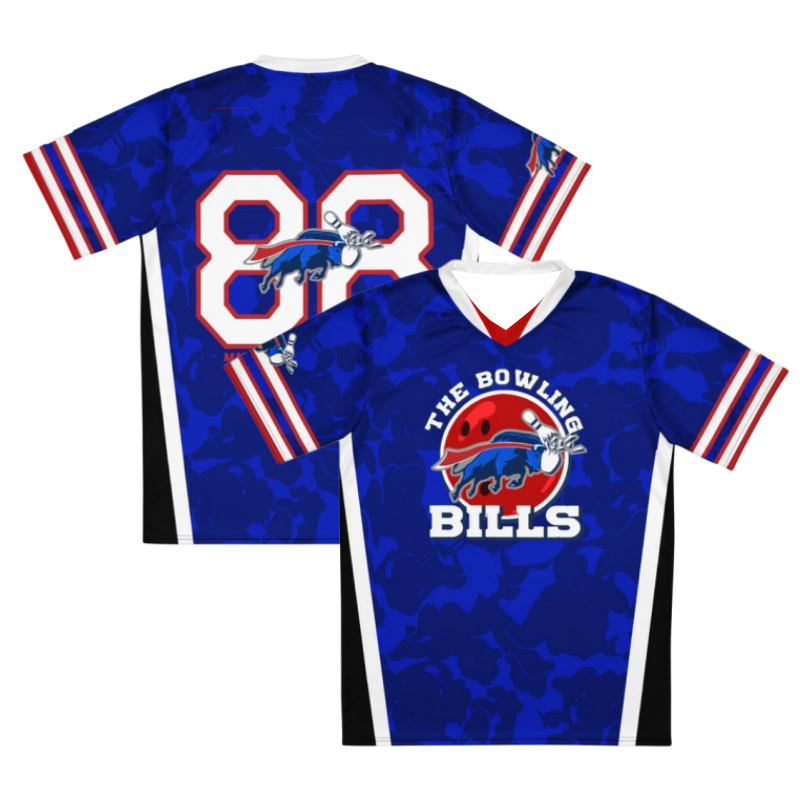 남성용 볼링 브이넥 볼링 저지 버팔로 마스코트 로고 넘 - Street Fashion Logo 리뷰 및 가격