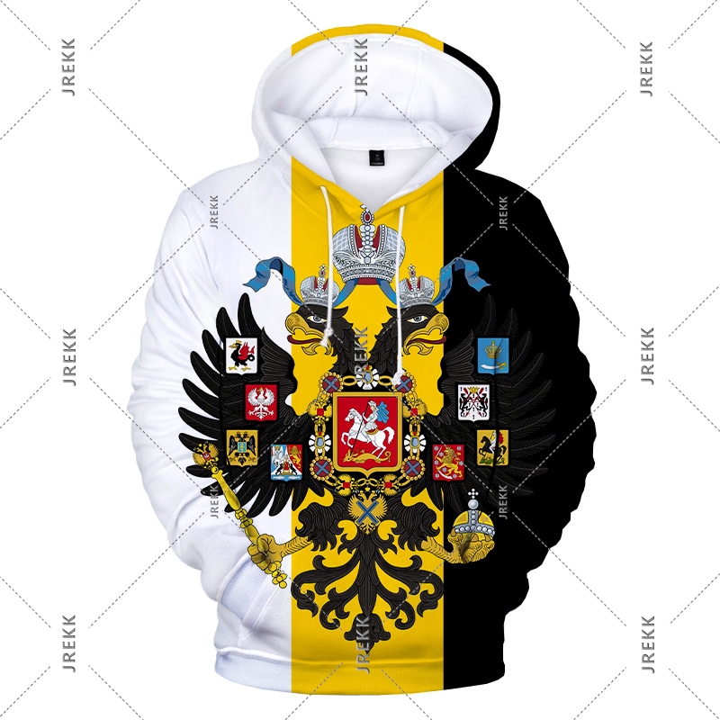 러시아 까마귀 남성 의류 깃발과 국가 상징 그래픽 스트 - Street Fashion Russia 리뷰 및 가격