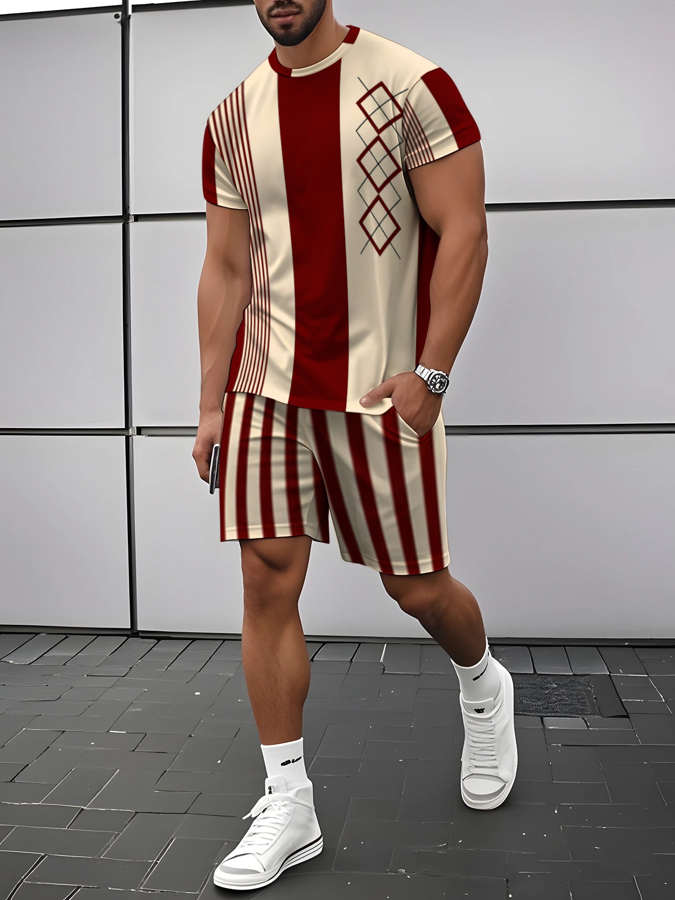 2026년 여름 신상 남성 반팔 반바지 세트 - 스트릿 - Street Fashion For 2026 리뷰 및 가격