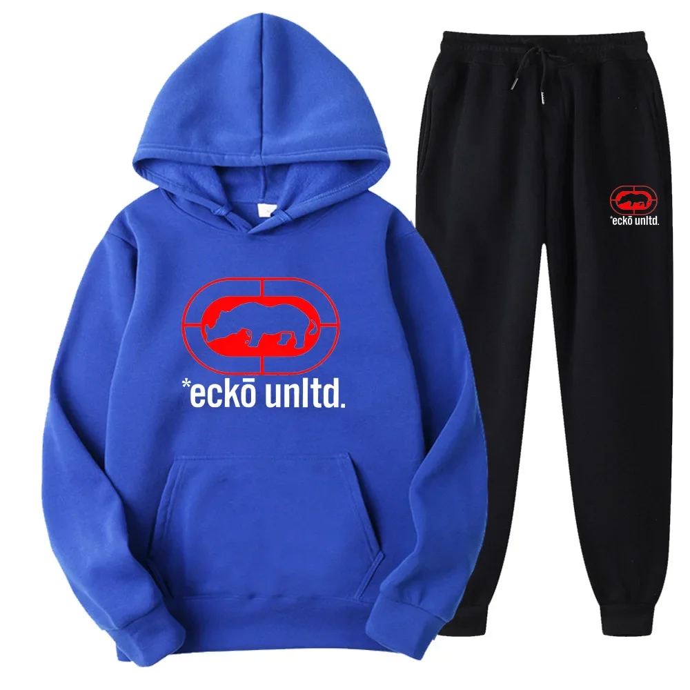 Ecko Unltd. 라이노 로고 스웨트슈트 후드티와  - Street Fashion Logo 리뷰 및 가격