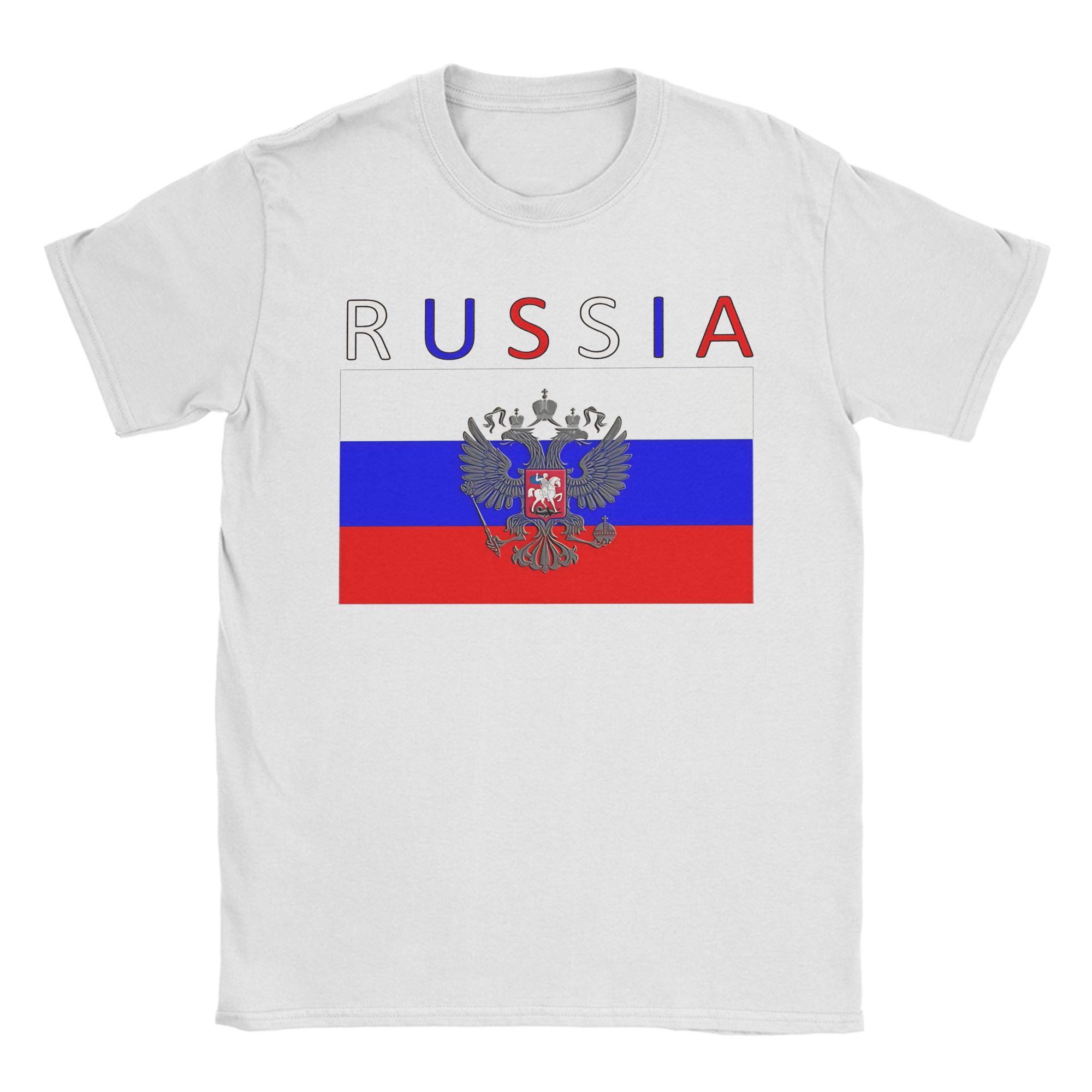 러시아 국기 티셔츠 패션 티셔츠 반팔 스트리트 스타일  - Street Fashion Russia 리뷰 및 가격