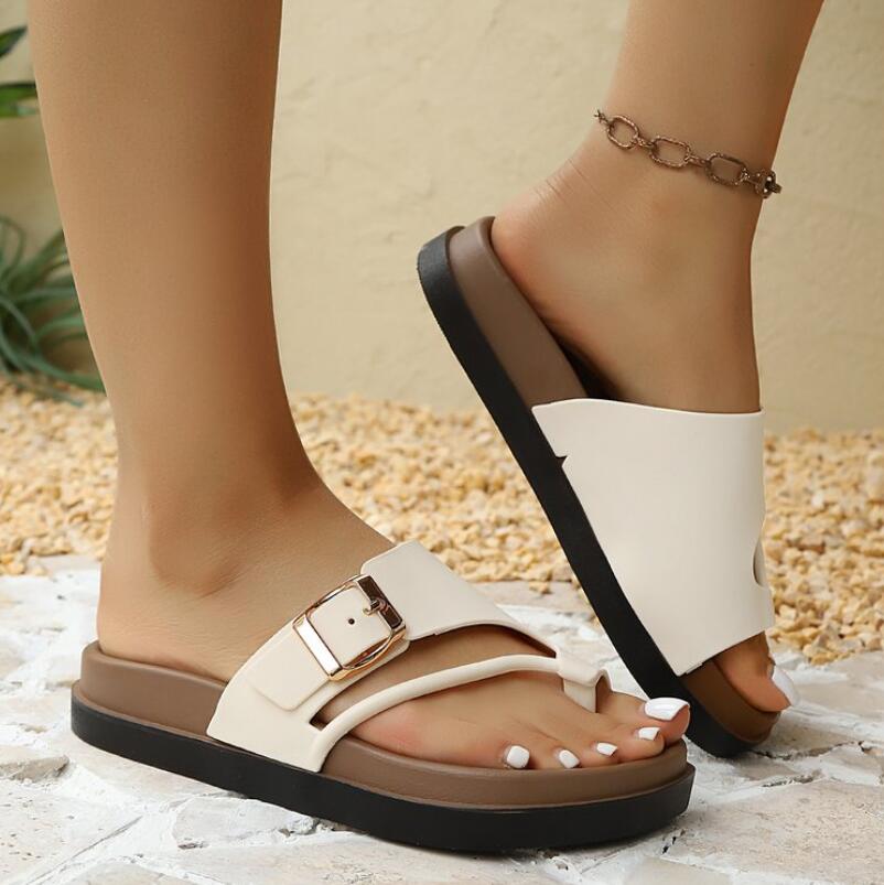 디자이너 명품 여성 플립플랍 여름 코르크 슬리퍼 클래식 - Street Fashion Luxury 리뷰 및 가격