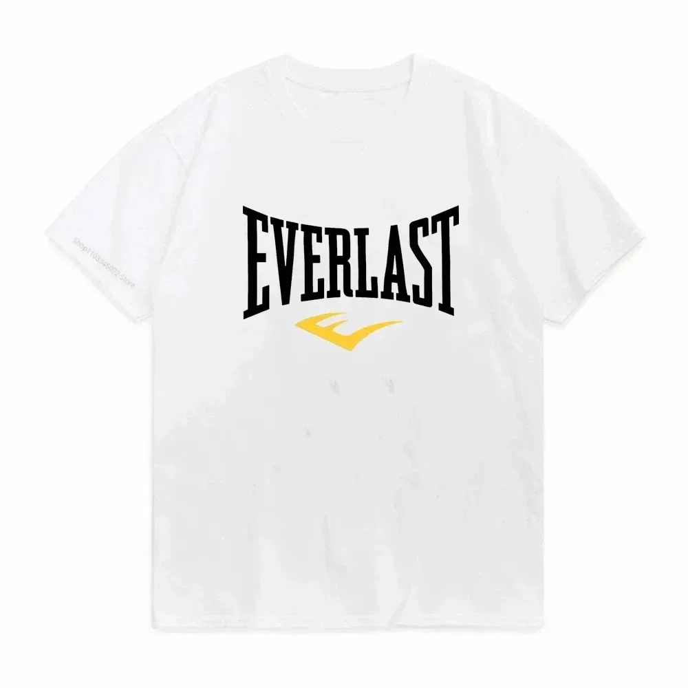 플러스 사이즈 EVERLAST BOXING 로고 티셔츠 - Street Fashion Logo 리뷰 및 가격