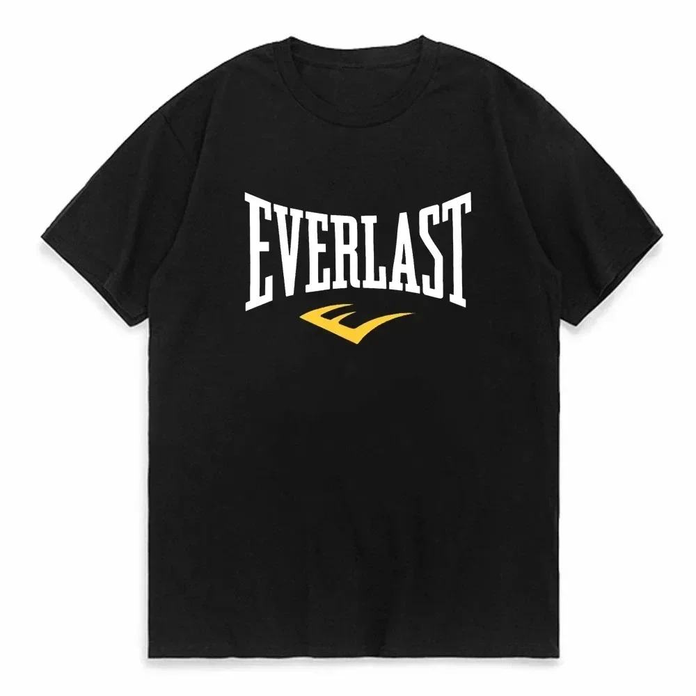 플러스 사이즈 EVERLAST BOXING 로고 티셔츠 - Street Fashion Logo 리뷰 및 가격